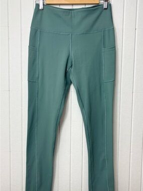 Iuga High-Waist Active Leggings in Dusty Teal Size L